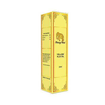 Chang Thai Herbal Yellow Plai Balm Massage Oil 22ml – Muscle & Joint Pain Relief