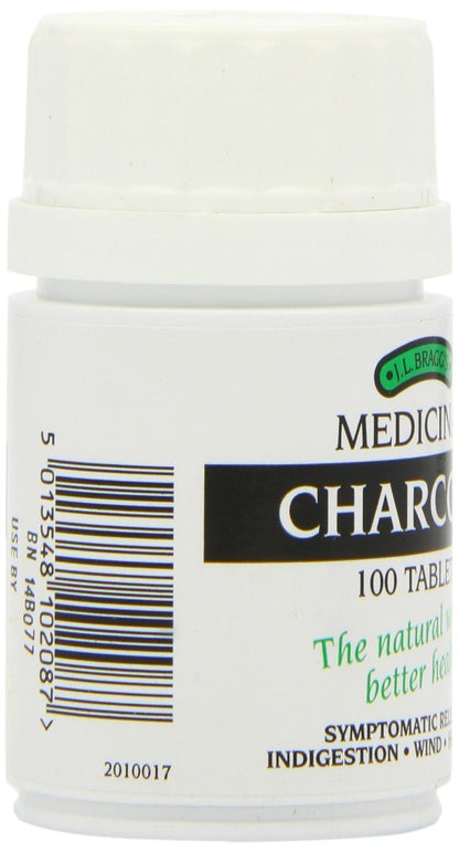 Charcoal 300mg - 100 Tablets | Bragg's Activated Charcoal UK