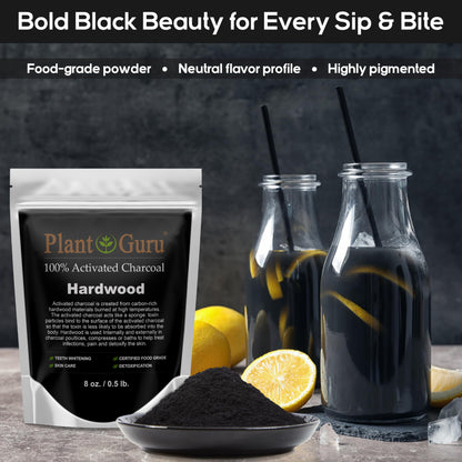 Activated Charcoal Powder 1 lb – Hardwood, Food Grade, Kosher, Non-GMO | Teeth Whitening & Skincare