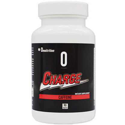 Charge Capsules with Caffeine Dietary Supplement - 90 Capsules | Omnitrition