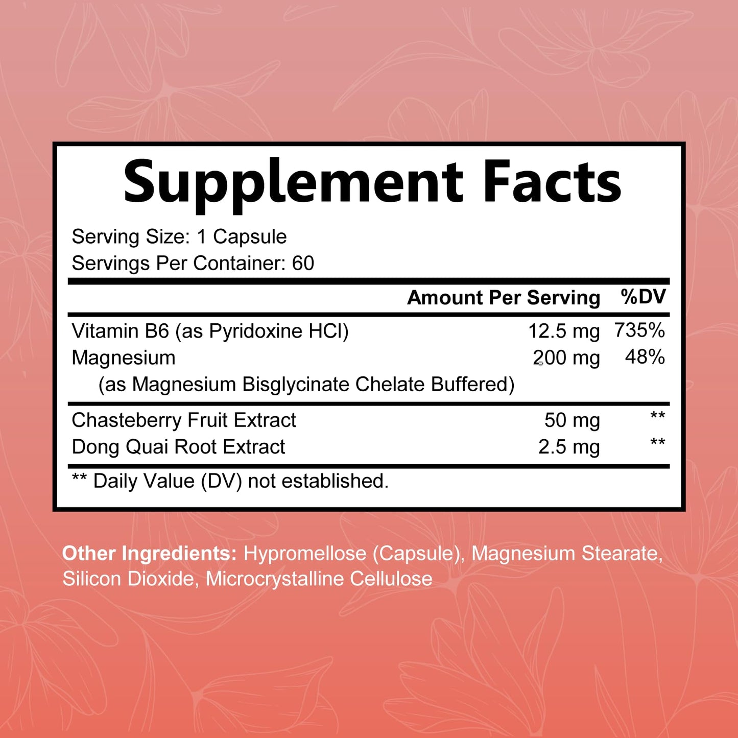 4-in-1 Magnesium Complex for Women | Stress Relief, Sleep & Hormonal Support | 60 Capsules