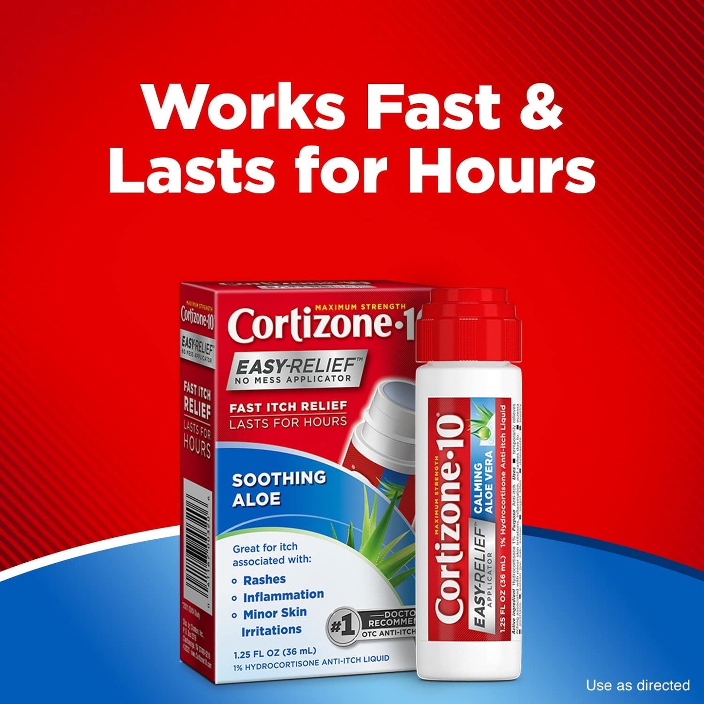 Cortizone-10 Easy Relief Applicator Anti-Itch Liquid 1.25 oz — Chattem