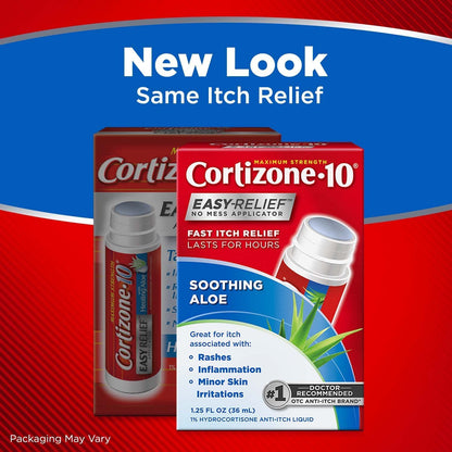 Cortizone-10 Easy Relief Applicator Anti-Itch Liquid 1.25 oz — Chattem