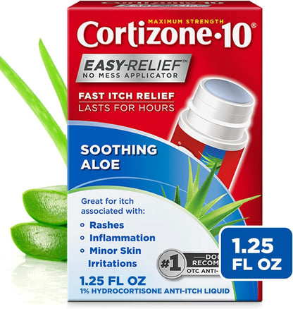 Cortizone-10 Easy Relief Applicator Anti-Itch Liquid 1.25 oz — Chattem