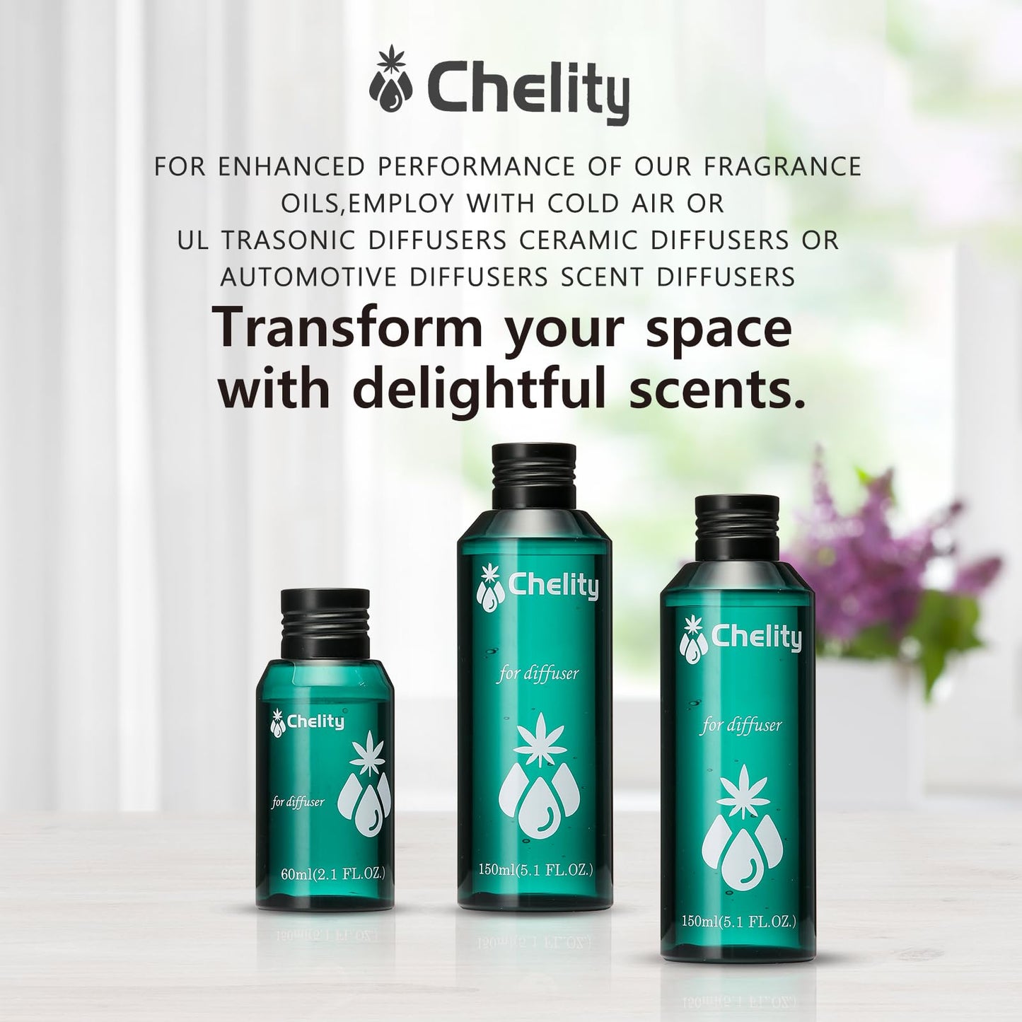 Chelity Hotel Scents Dubai Diffuser Oil – 5.1 Fl Oz (150 ml) | Luxury Home Aroma & Hotel Fragrance