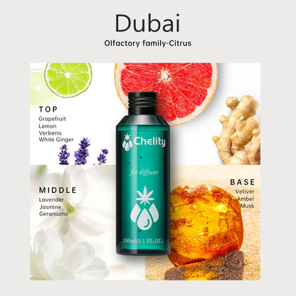 Chelity Hotel Scents Dubai Diffuser Oil 60ml | Luxury Home & Hotel Fragrance