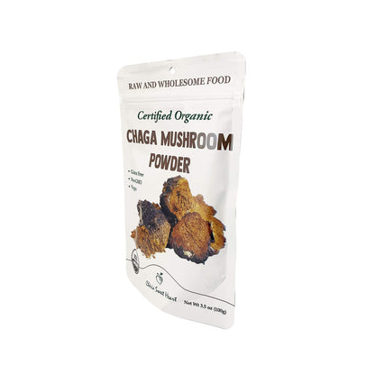 Cherie Sweet Heart Organic Chaga Mushroom Powder - 100% Pure, USDA Organic, 3.5 oz