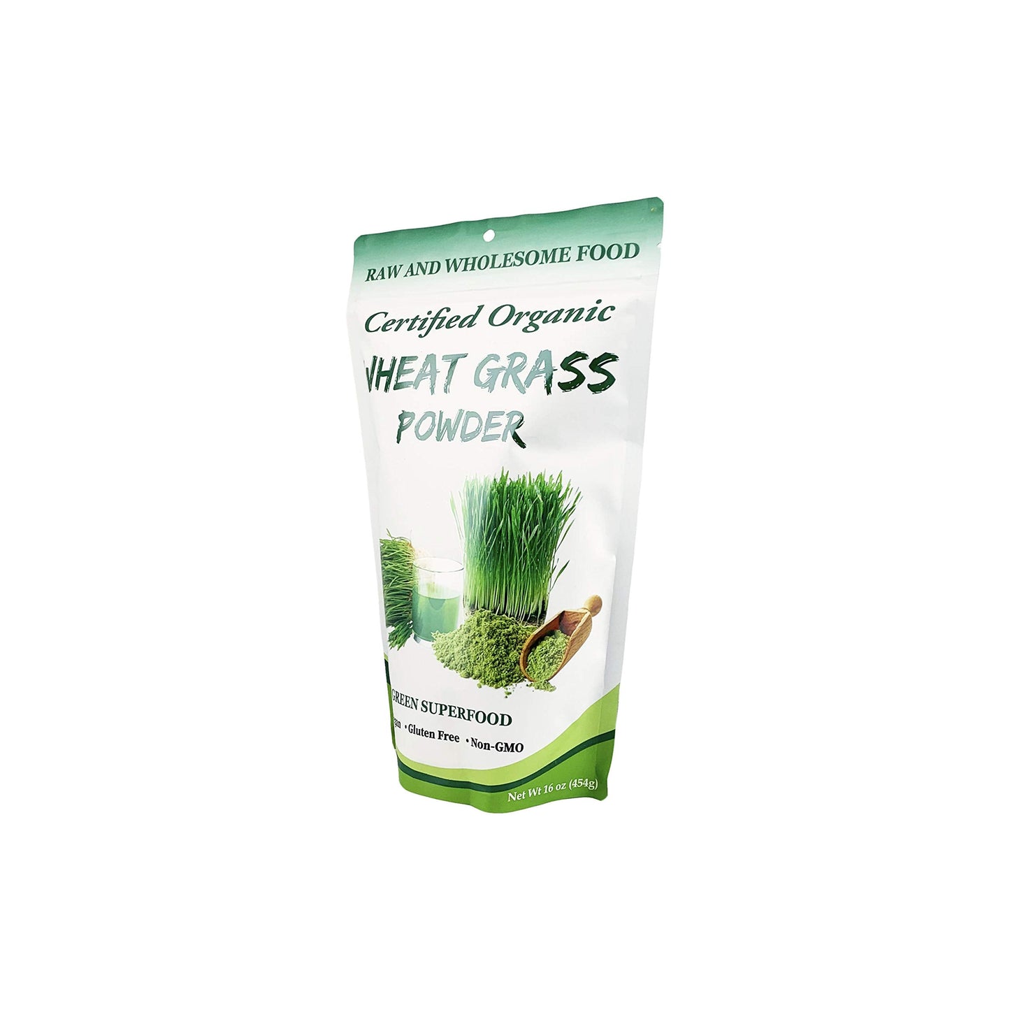 Cherie Sweet Heart Organic Wheat Grass Powder – 16 oz, 57 Servings, Vegan