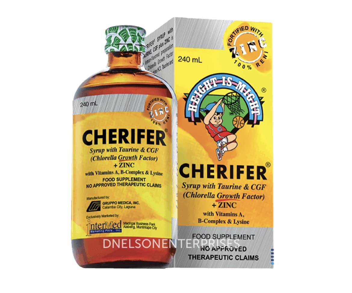 Cherifer Syrup with Taurine, CGF & Zinc - 240ml