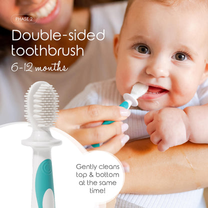 Cherish Baby Care Toothbrush Set (0-2y) - BPA-Free & Safety-Tested, 2023 Award Winner