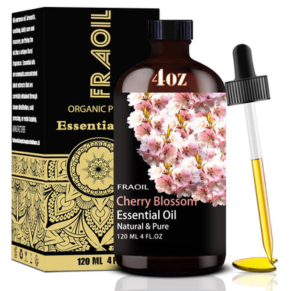 Cherry Blossom Essential Oil - 4 oz (120 ml) for Diffuser & DIY | FRAOIL