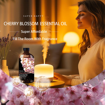 Cherry Blossom Essential Oil - 4 oz (120 ml) for Diffuser & DIY | FRAOIL