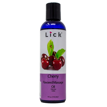 Cherry Flavored Massage Oil for Therapy – Aromatherapy & Vitamin E (4 oz)