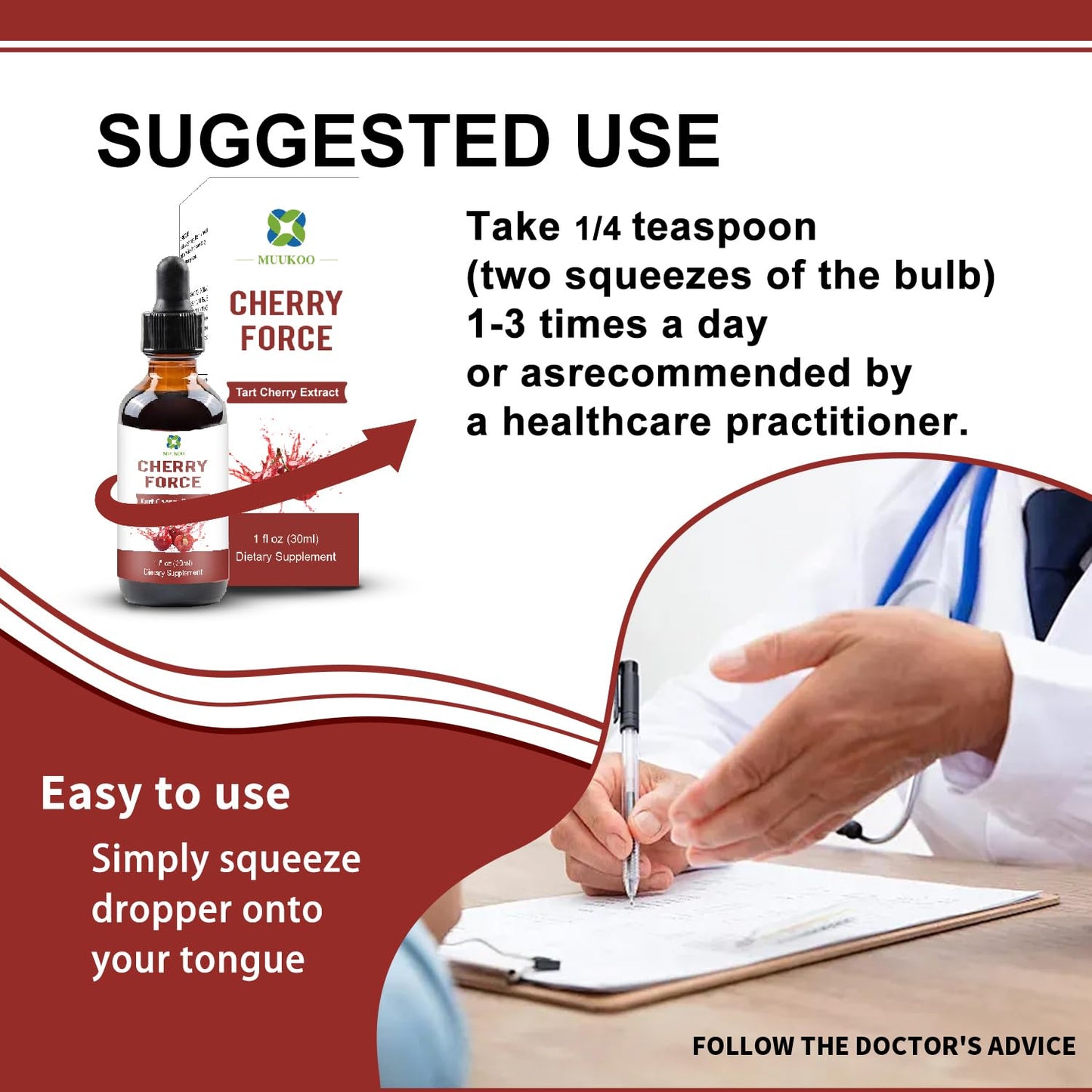 MuuKoo Cherry Force — Tart Cherry Extract with Phytonutrients