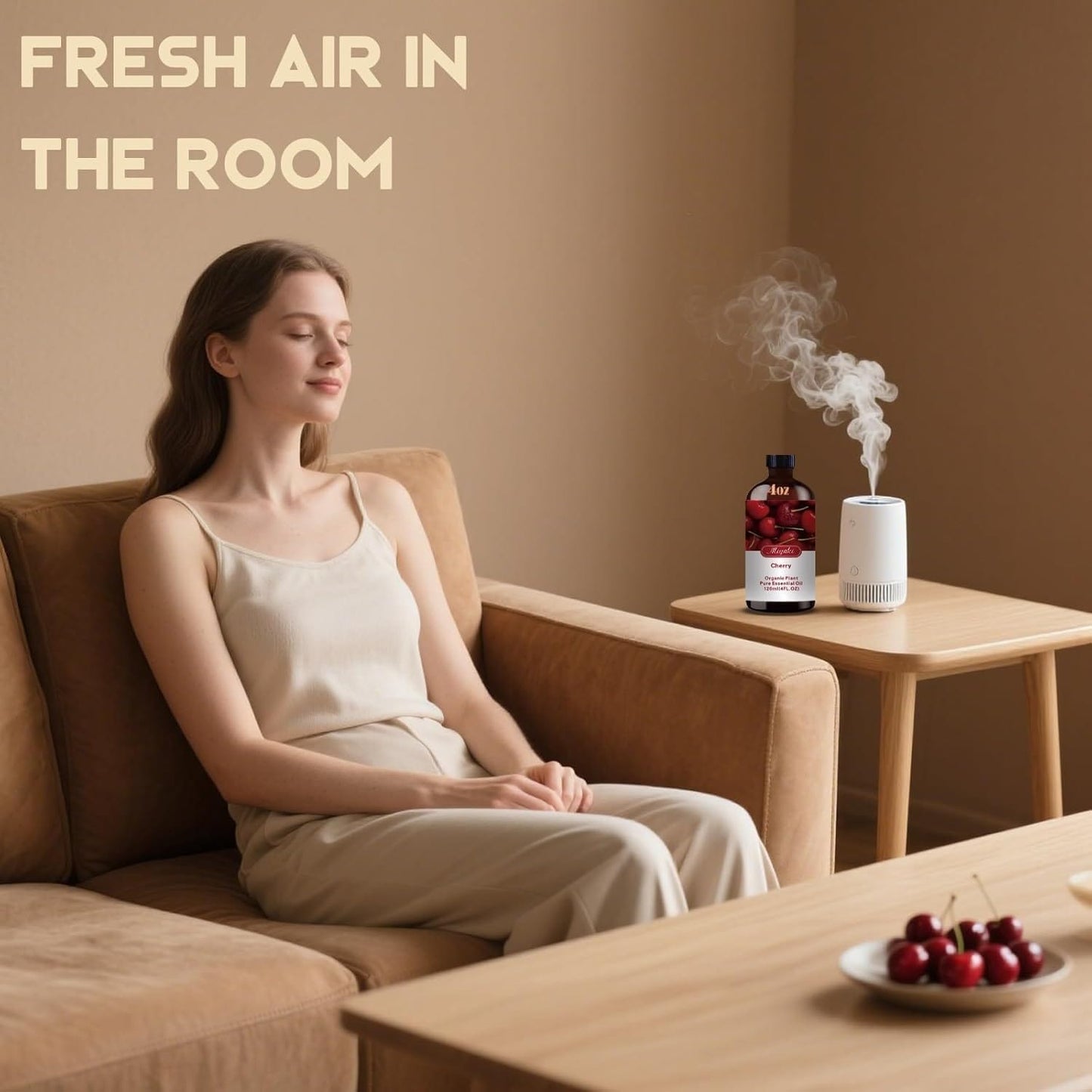 Cherry Essential Oil - 4.33oz / 130ml | Pure Cherry Fragrance for Diffusers, Candles, Soap & Aromatherapy