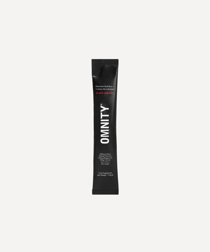 Omnity Electrolyte Hydration + Creatine Monohydrate Combo Sachets (Black Cherry)