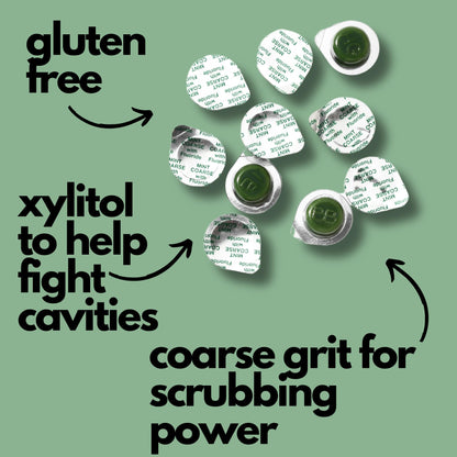 CHEVAUX Professional Strength Tooth Polish – Coarse Grit Mint (Pack of 10)