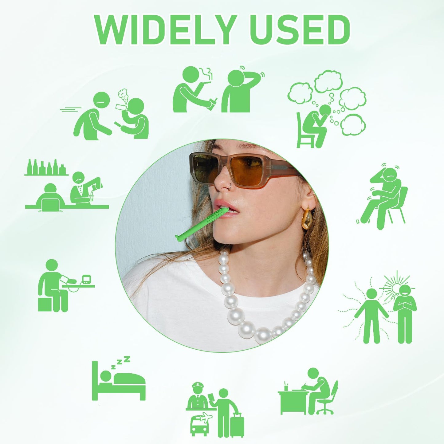 Chewable Breather Sticks – Quit Smoking, Essential Oil Breath, Fruity Craving Relief (3 PCS)