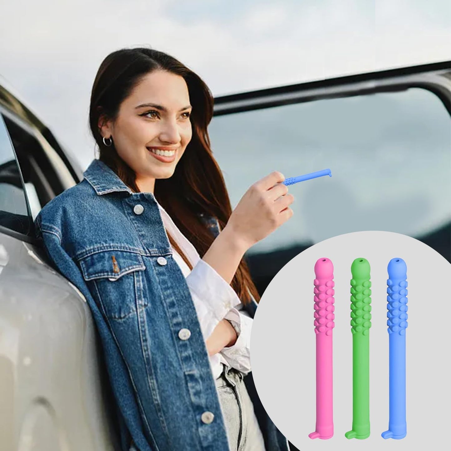 Chewable Breather Sticks – Fresh Breath, Craving Relief, Stress Relief (3 Pack)