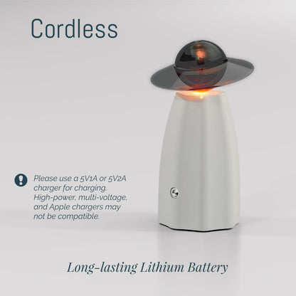 CHEZARTEMIS Scarecrow Glass Essential Oil Diffuser – Waterless, Rechargeable & Quiet