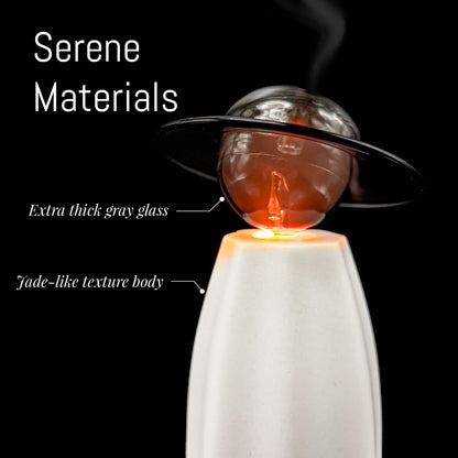 CHEZARTEMIS Scarecrow Glass Essential Oil Diffuser – Waterless, Rechargeable & Quiet