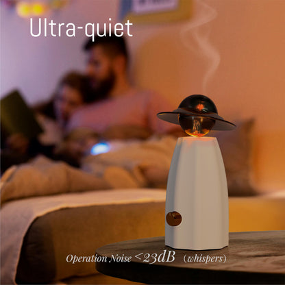CHEZARTEMIS Scarecrow Glass Essential Oil Diffuser – Waterless, Rechargeable & Quiet