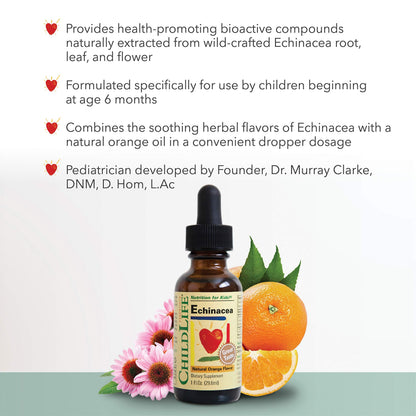 Child Life Echinacea – 1 Fl Oz Glass Bottle | Immune Support for Kids