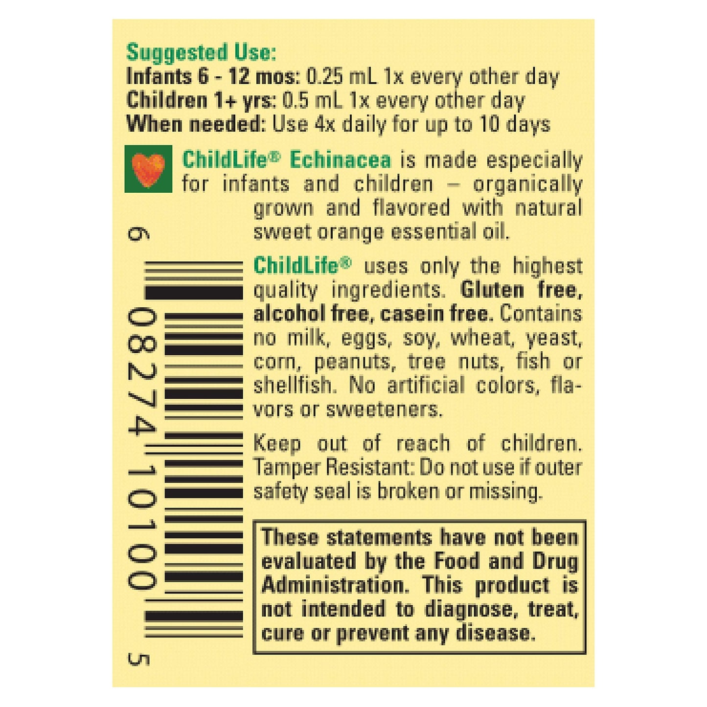 Child Life Echinacea – 1 Fl Oz Glass Bottle | Immune Support for Kids