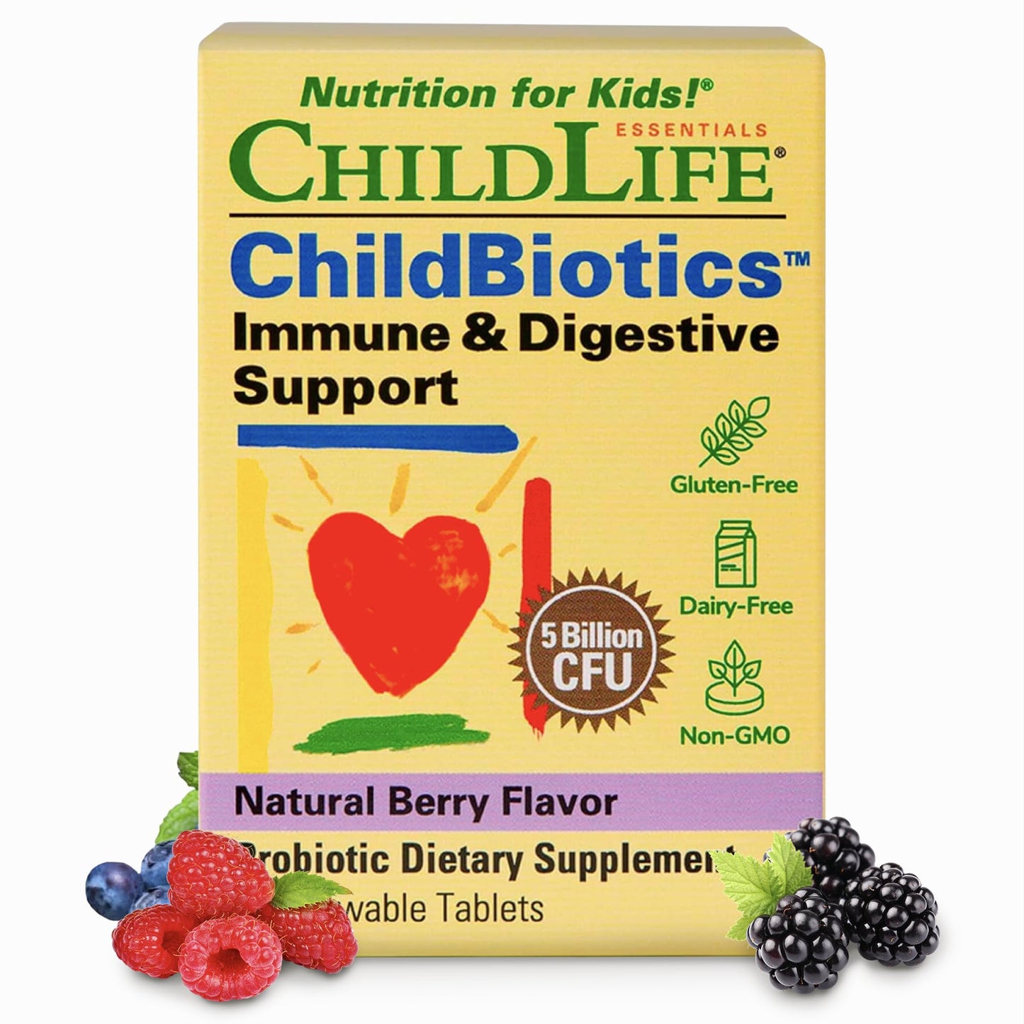 CHILDLIFE ESSENTIALS Childbiotics Probiotic for Kids | Immune & Digestive Health