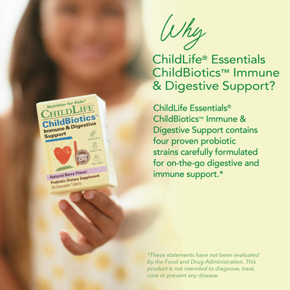 CHILDLIFE ESSENTIALS Childbiotics Probiotic for Kids | Immune & Digestive Health