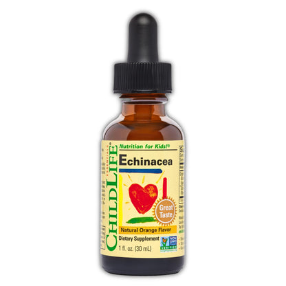 ChildLife Essentials Echinacea for Kids - Alcohol-Free Orange Echinacea Drops, 1 fl oz
