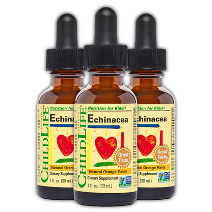 CHILDLIFE ESSENTIALS Echinacea for Kids – Alcohol-Free Immune Drops (Babies–Teens)