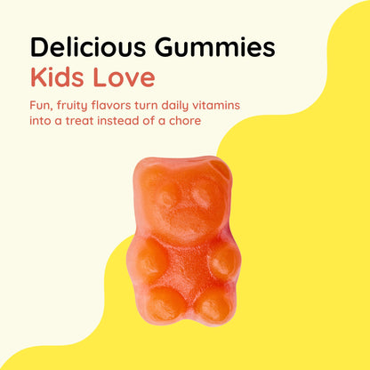 CHILDLIFE ESSENTIALS Multivitamin Gummies for Kids – Sugar Free, DHA & Lutein | 90 Count
