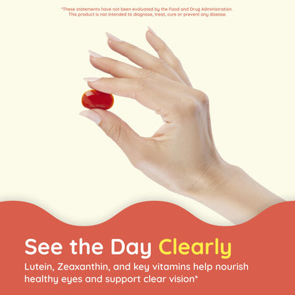 CHILDLIFE ESSENTIALS Healthy Vision SoftMelt Gummies for Kids – Lutein & Zeaxanthin (27 Tablets)