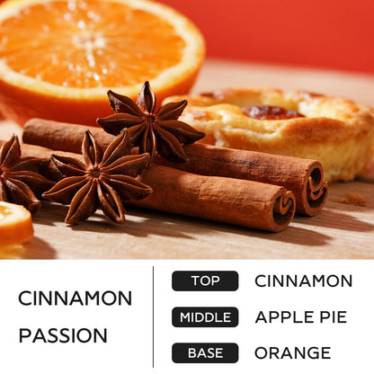 CHILLFLAME Cinnamon Candle 14.1 oz – Dual Wick Fall Scented Candle | Gift for Women & Men