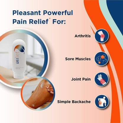 China-Gel Aulief Pain Relief Cream – Arthritis & Muscle Rub (Mint Green Topical Gel, 6 oz Tottle)