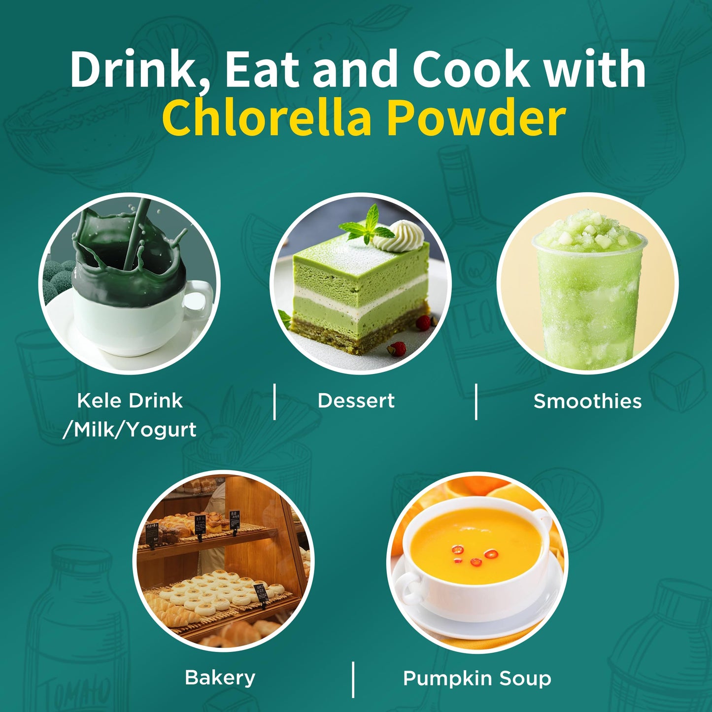 Chlorella Powder Natural 10 oz | Chlorophyll Powder for Immune Support, Liver Function, Vegan Protein & Vitamins