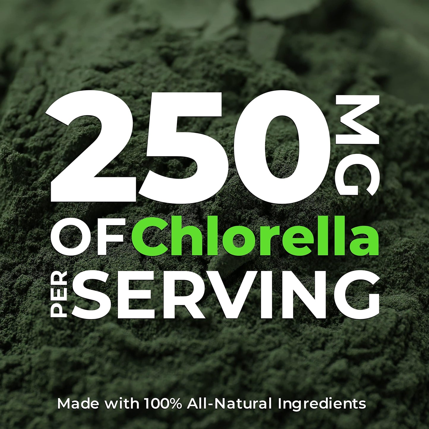 Organic Chlorella Tablets 1,000 Count | High Potency Superfood | Vegan, Kosher, Non-GMO