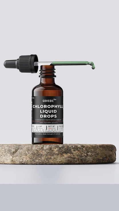 Chlorophyll Liquid Drops 30ml – 60 Servings | Sodium Copper Chlorophyllin