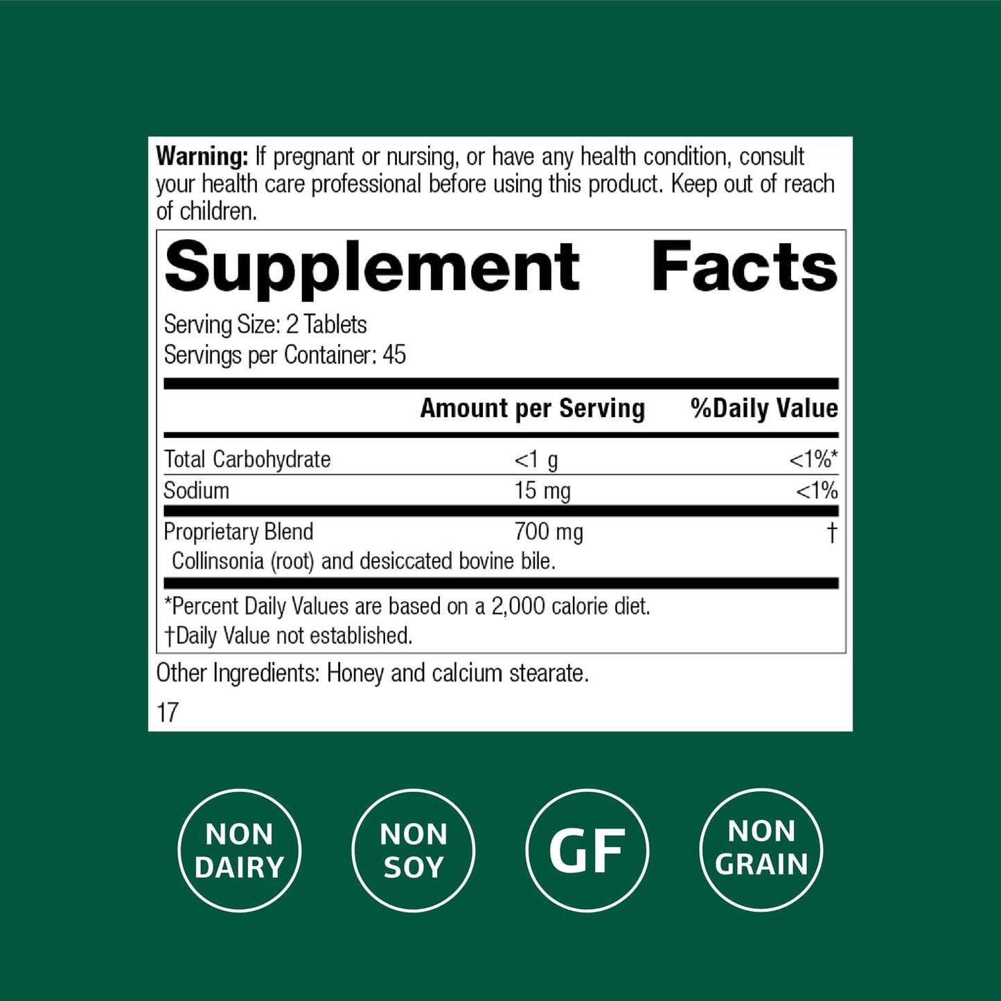 Cholacol Gallbladder Support - Standard Process Inc. | 90 Tablets