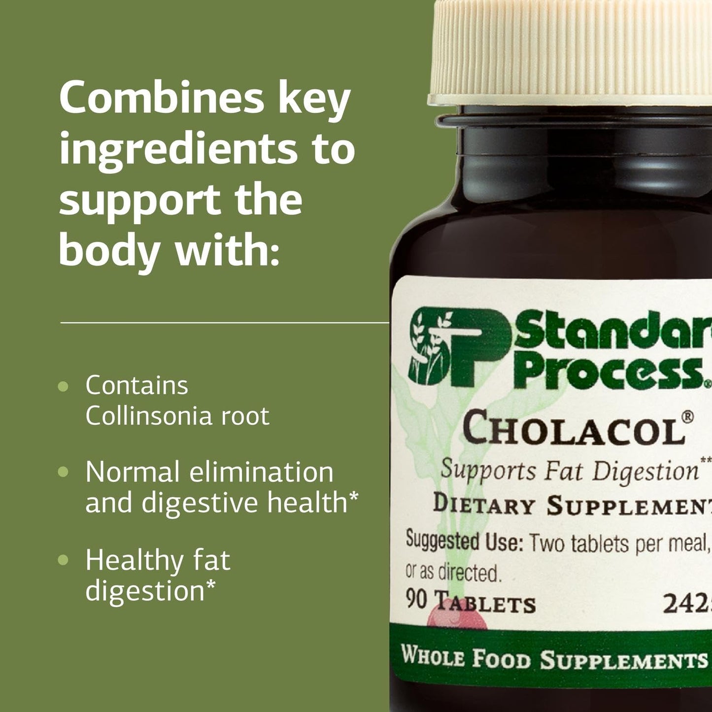 Cholacol Gallbladder Support - Standard Process Inc. | 90 Tablets