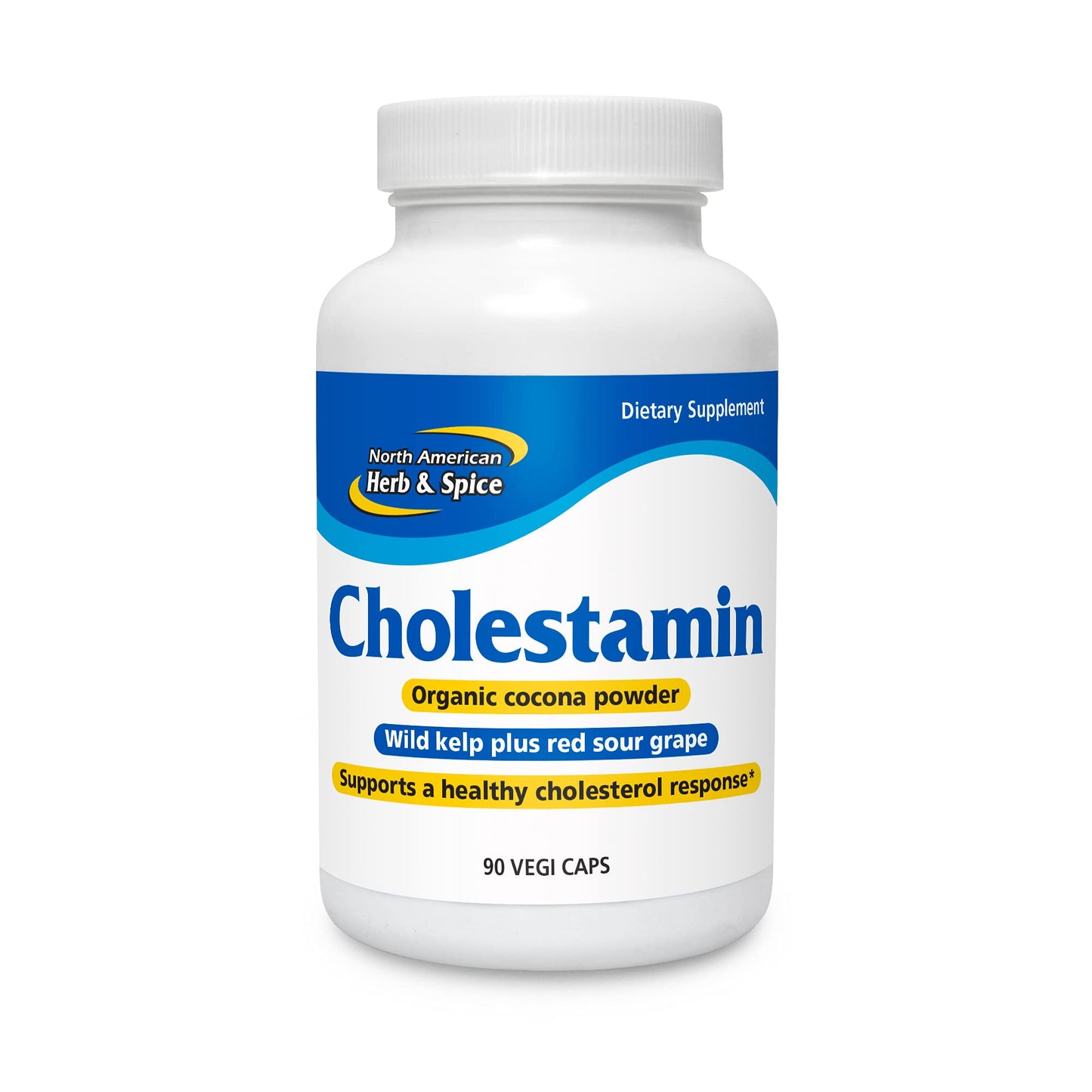 Cholestamin Capsules 90-Count | North American Herb and Spice
