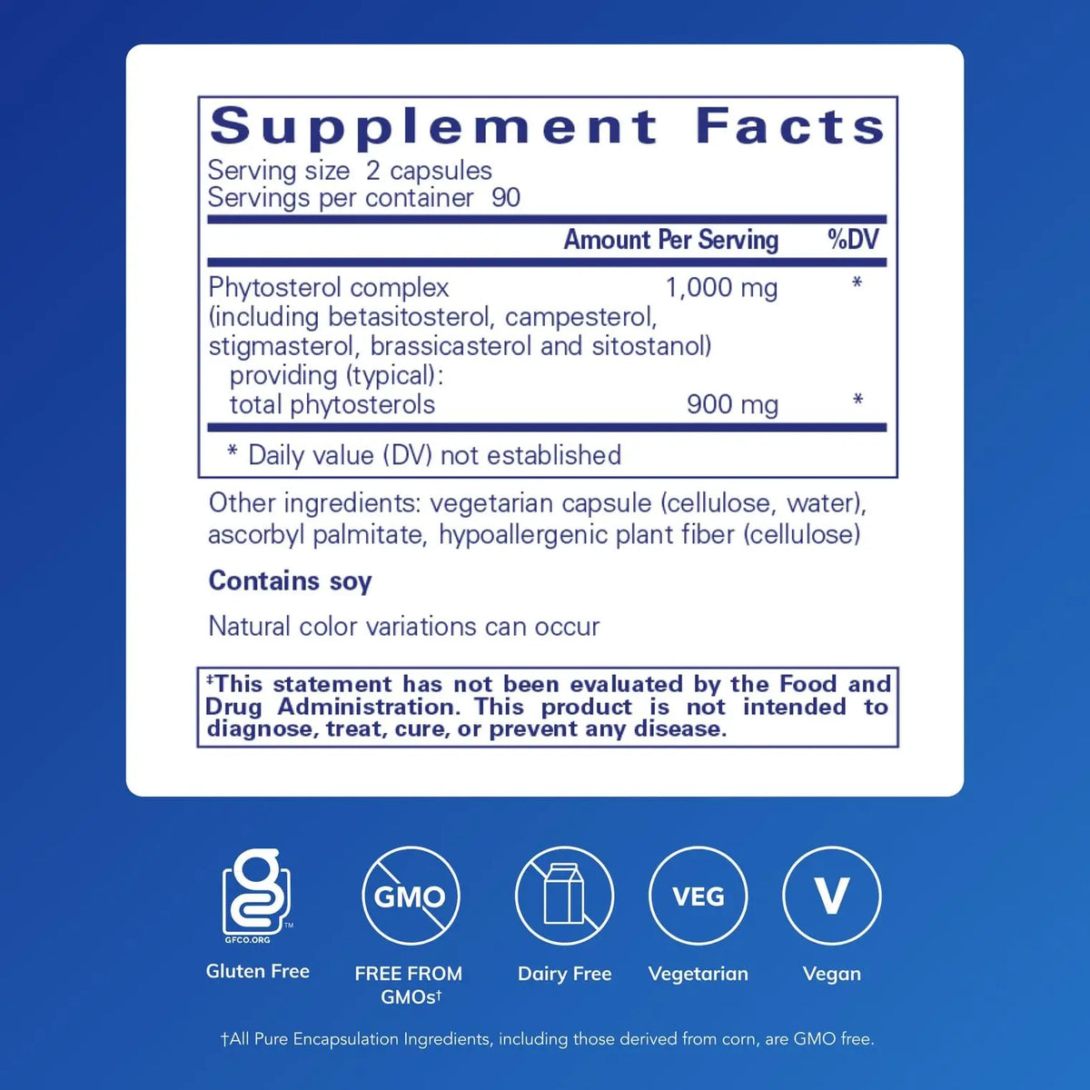 Pure Encapsulations CholestePure – Phytosterol Complex for Healthy Lipid Metabolism | 180 Capsules BritishVita | Premium UK Vitamins & Wellness Supplements