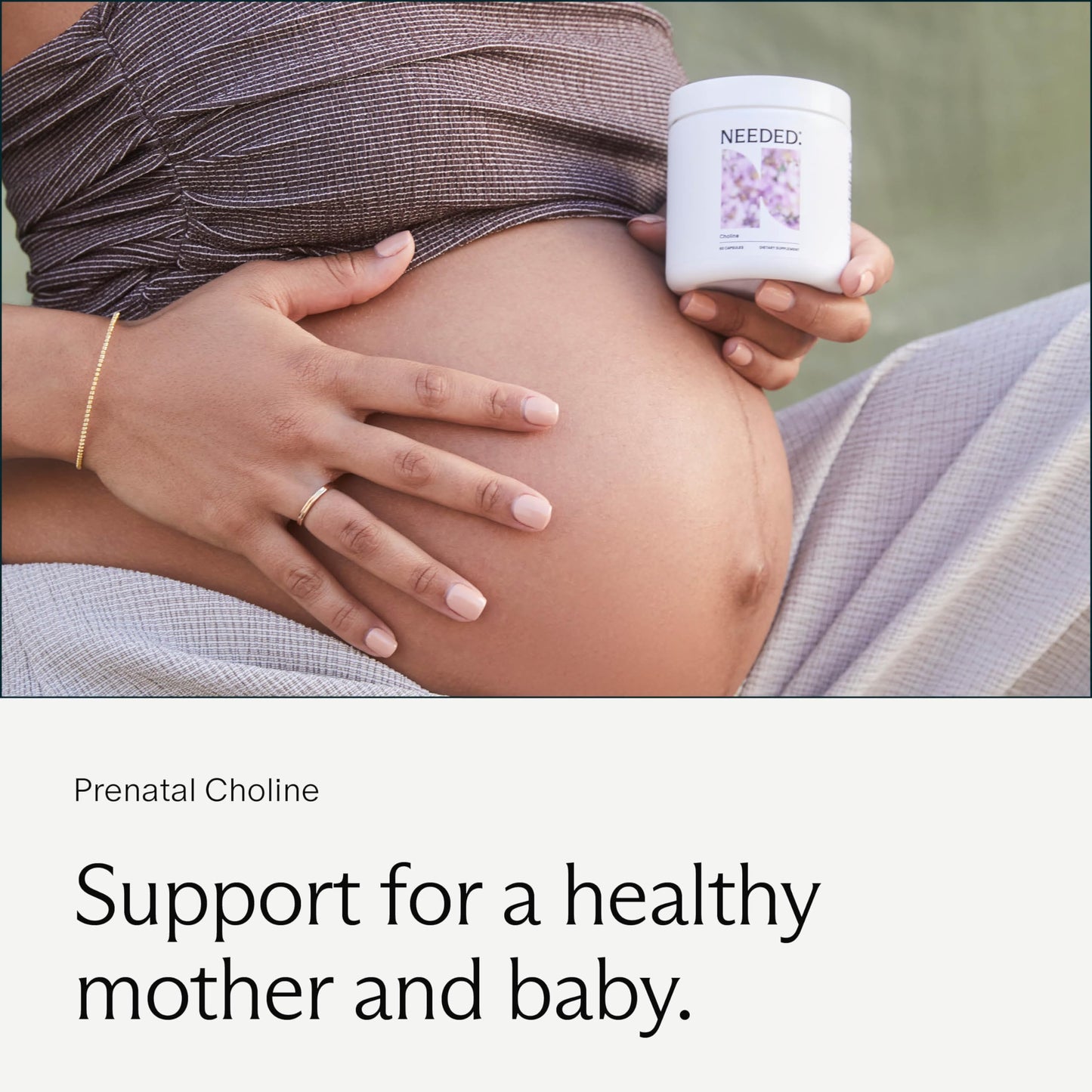 Prenatal Choline for Cognitive Development - 60 Capsules | Supports Baby Brain & Healthy Pregnancy