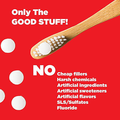 Chomp Cinnamon Toothpaste Tablets with Nano Hydroxyapatite Refill