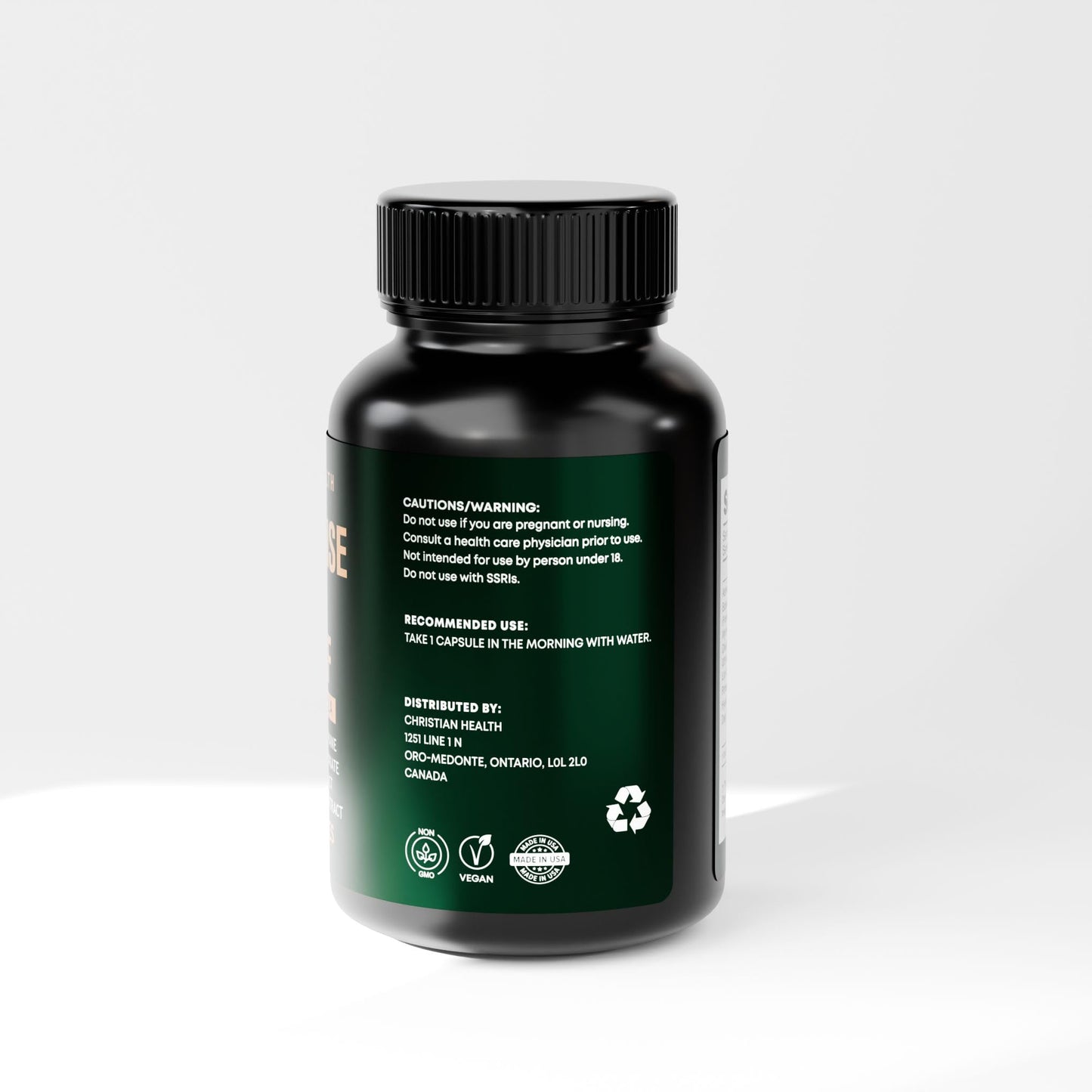 Christian Health Frankincense & Myrrh Olive Leaf Capsules – Vegan, GMP-Certified