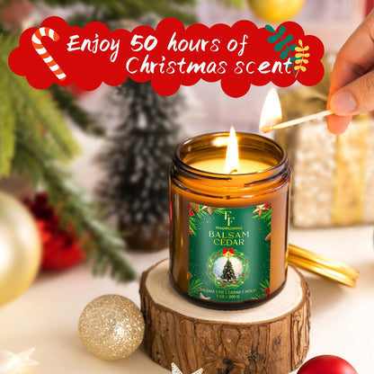 Christmas Cookie Scented Soy Candle – 7 oz Jar, Holiday Aromatherapy Gift for Home