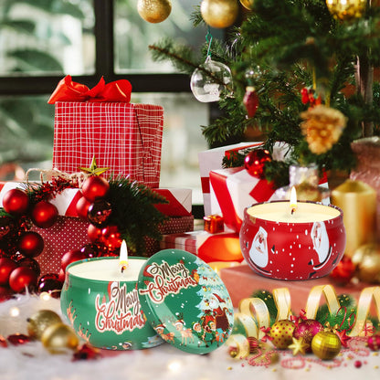 Christmas Gifts for Women: Scented Candles & Hand Cream Spa Set