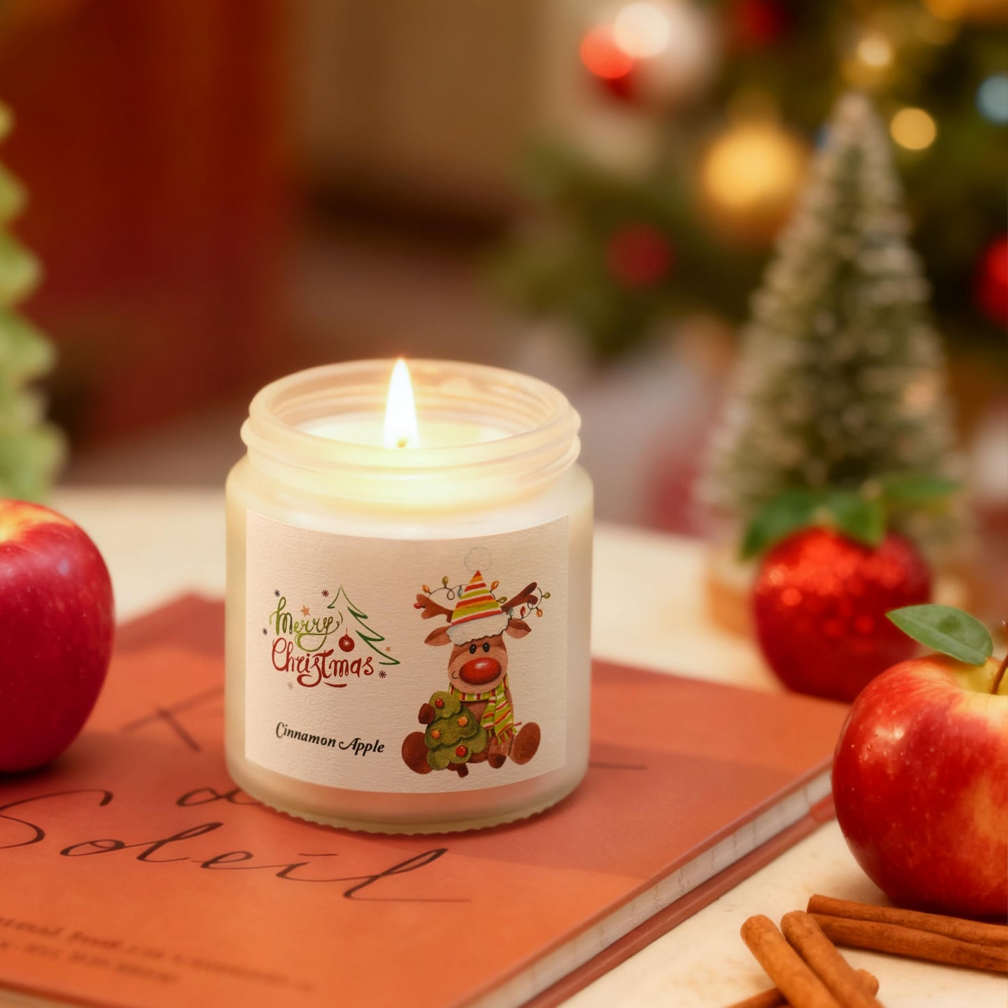 Christmas Scented Candles – 6 Pack Soy, 21 oz Jars | Gift Ideas