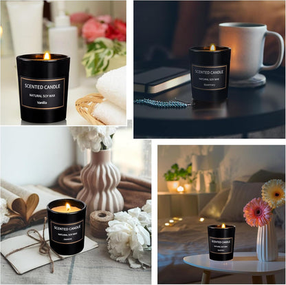 Christmas Scented Candles – 8-Pack 3oz Soy Wax Gifts for Women & Men